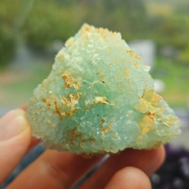 Chalcedono drūza su chrizokola