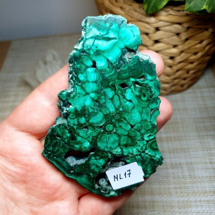 Malachito plokštelė 49g 2