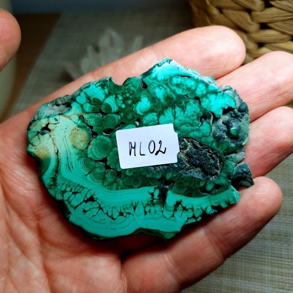 Malachito plokštelė 82g 2