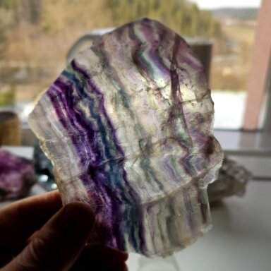 Vaivorykštinis fluoritas